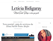 Tablet Screenshot of leticiabidigaray.com